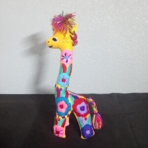 Colorful Plush Giraffe Toy ( Box ED )
